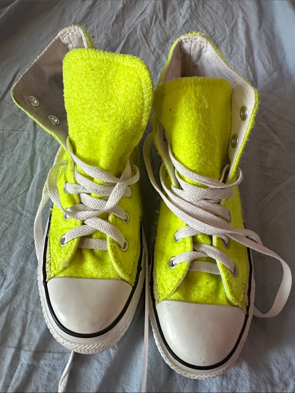 Converse All-Atar Tennis Ball Special Edition High-Top Sneakers - Neon Yellow 8